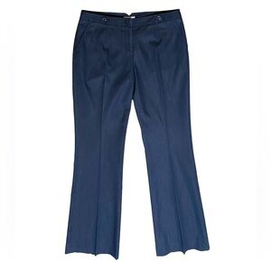 Halogen 4 Petite Blue White Pinstripe Taylor Fit Pants